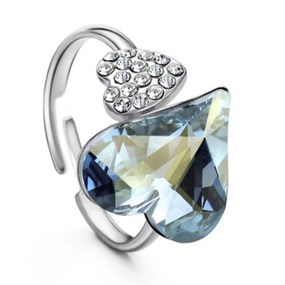Heart to Heart Ring - Ajustable