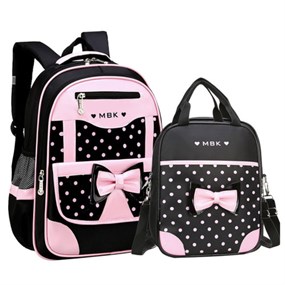Backpack Set - Black/Pink