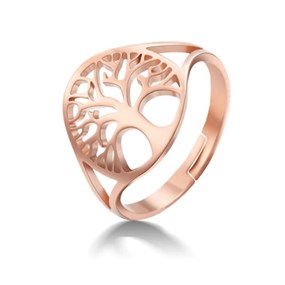 Tree of Life Ring - rose gold